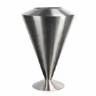 Moderní podlahový frappeuse v ocelovém saténovém provedení Made in Italy - Astana Viadurini