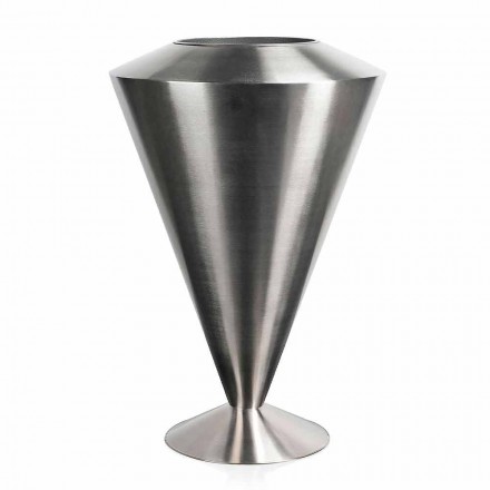 Moderní podlahový frappeuse v ocelovém saténovém provedení Made in Italy - Astana Viadurini