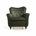 Fratelli Boffi Leonie design čalouněná židle, záda capitonnè Viadurini