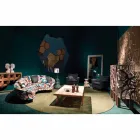 Fratelli Boffi Leonie design čalouněná židle, záda capitonnè Viadurini