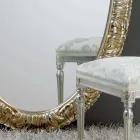 Velké oválné zrcadlo od podlahy / zdi Life, 114x190 cm Viadurini