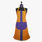 Zástěra umění na plátně konopí Unikátní kousek italského řemesla Viadurini