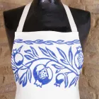 Italská ručně vyráběná plátěná zástěra z jednoho kusu - značky Viadurini