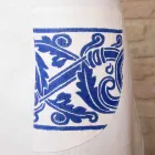 Italská ručně vyráběná plátěná zástěra z jednoho kusu - značky Viadurini