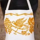 Italská ručně vyráběná plátěná zástěra z jednoho kusu - značky Viadurini