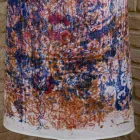 Italská ručně vyráběná zástěra v bavlně s ruční uměleckou grafikou - značky Viadurini