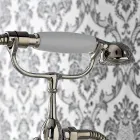 Klasická skupina okrajů vany s mosaznou ruční sprchou Made in Italy - Ercolina Viadurini