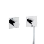 2-cestná sprchová sestava s posuvnou lištou, kulatá nebo čtvercová rozeta - Kristio Viadurini
