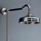 Duplexní mosazná sprchová skupina Classic se sprchovou hlavicí 3 velikosti - Ercolina Viadurini