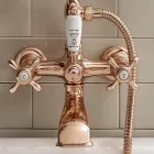 Vintage Design Mosazná vanová skupina vyrobená v Itálii - Klarisa Viadurini