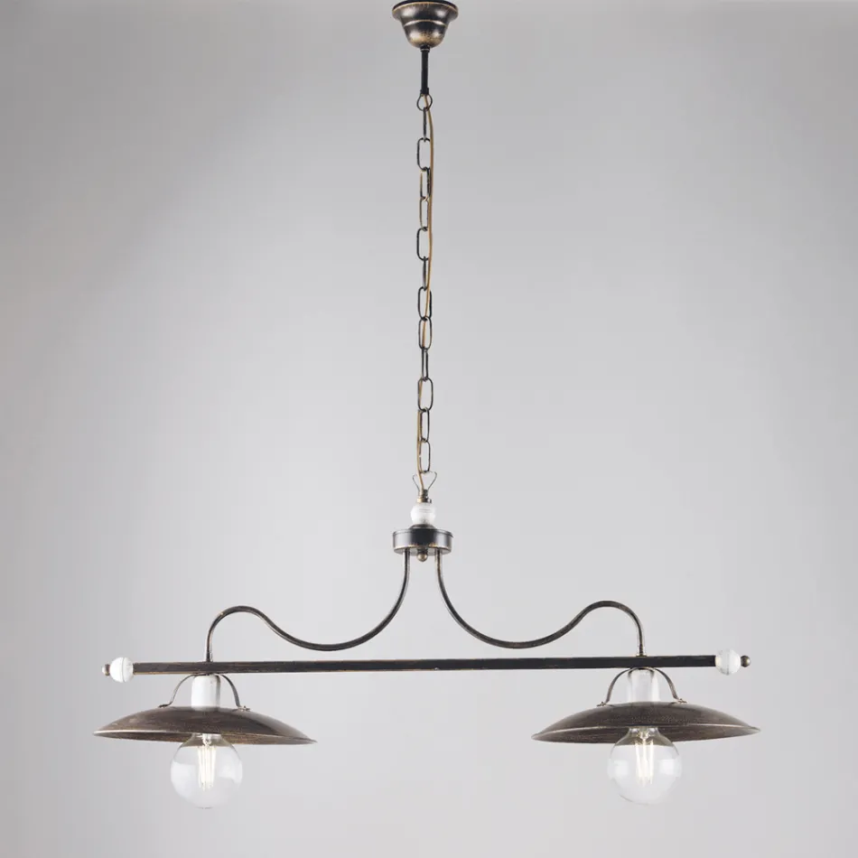 Skleněné a kovové osvětlení vyrobené v Itálii pro rafinované prostory – Equinozio Viadurini