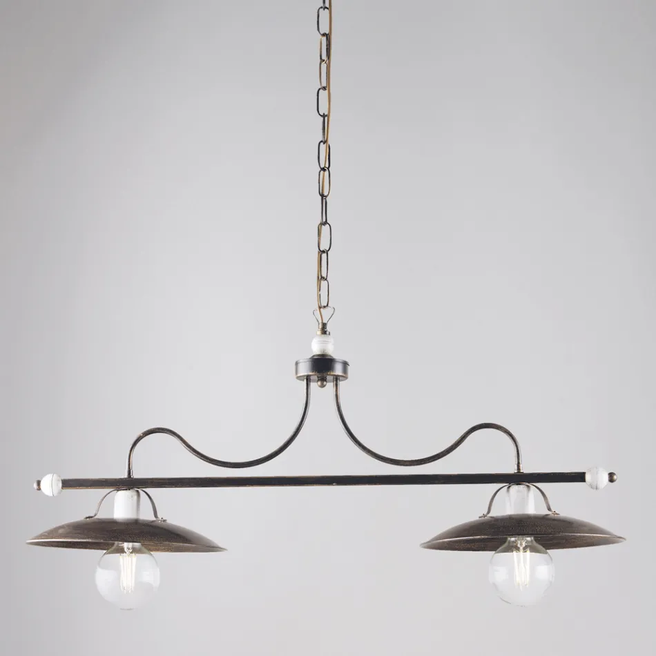 Skleněné a kovové osvětlení vyrobené v Itálii pro rafinované prostory – Equinozio Viadurini