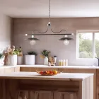 Skleněné a kovové osvětlení vyrobené v Itálii pro rafinované prostory – Equinozio Viadurini