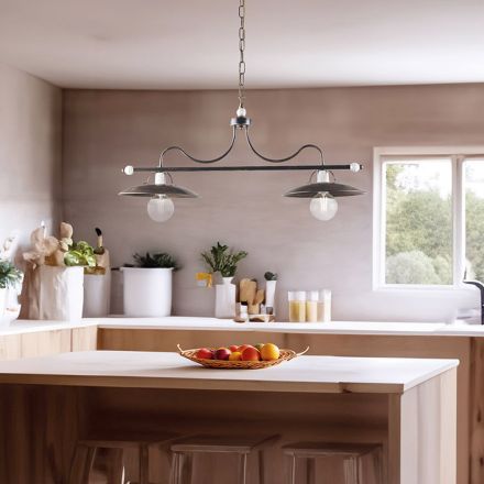 Skleněné a kovové osvětlení vyrobené v Itálii pro rafinované prostory – Equinozio Viadurini