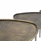 Sada 3 moderních designových železných konferenčních stolků - Marla Viadurini