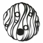 Nástěnná instalace moderního elegantního designu v perforované keramice - Desta Viadurini