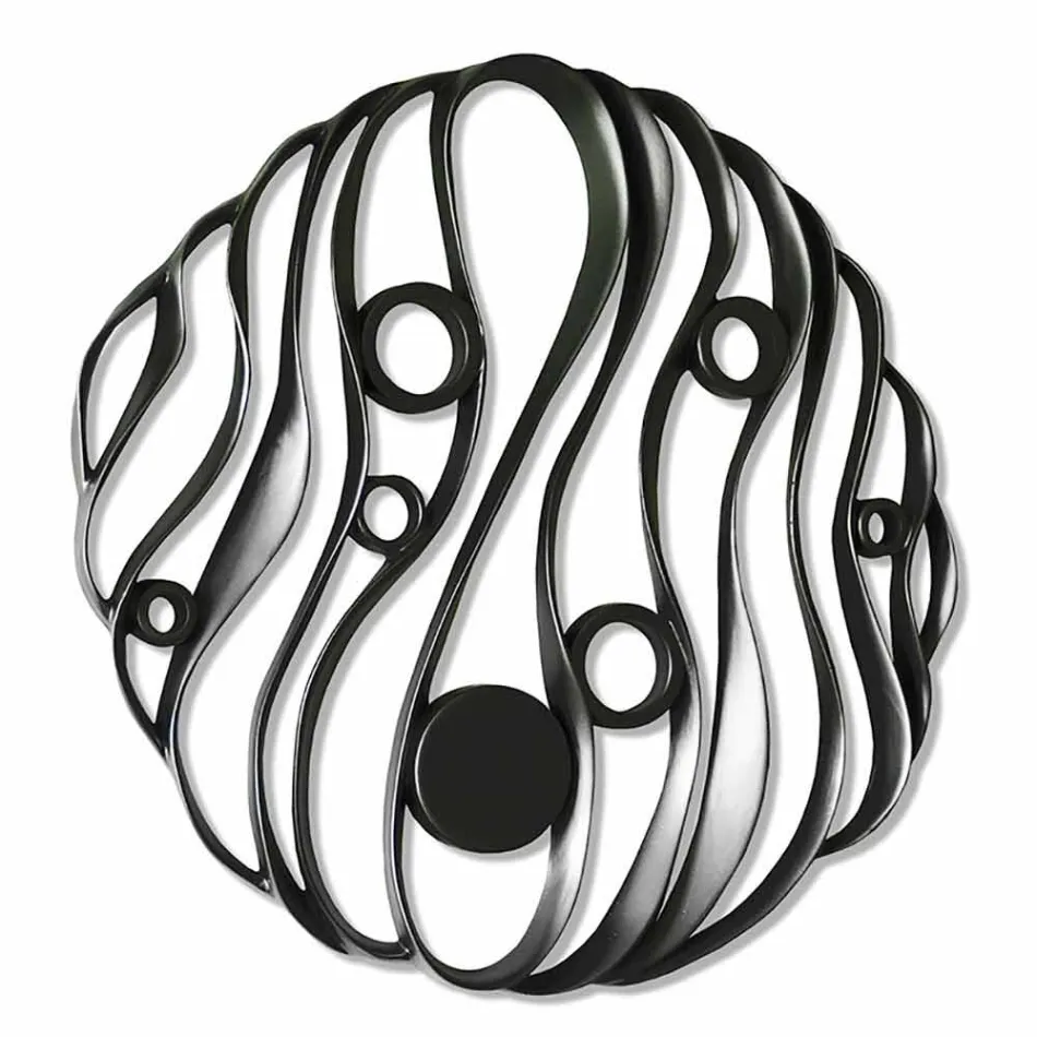 Nástěnná instalace moderního elegantního designu v perforované keramice - Desta Viadurini