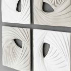 Bílá a šedá moderní design Dekorativní stěna instalace - Bossy Viadurini