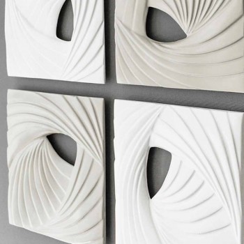 Bílá a šedá moderní design Dekorativní stěna instalace - Bossy