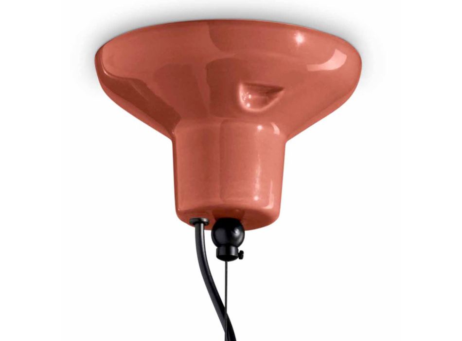 3-prvková keramická lampa různých tvarů Made in Italy - Bumbum Viadurini