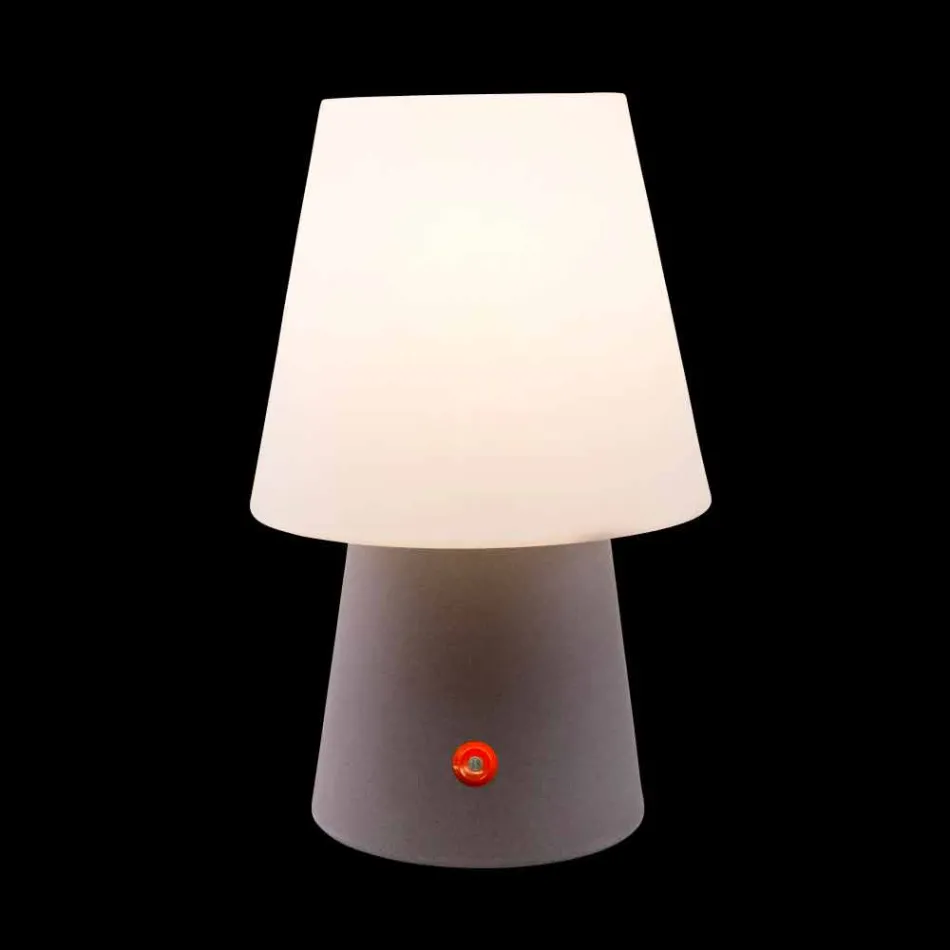 Dobíjecí LED lampa z barevného plastu pro vnitřní i venkovní použití - Fungostar Viadurini