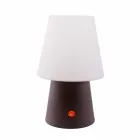 Dobíjecí LED lampa z barevného plastu pro vnitřní i venkovní použití - Fungostar Viadurini