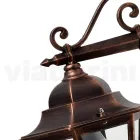 Zahradní nástěnná lampa z tlakově litého hliníku Made in Italy - Pinako Viadurini