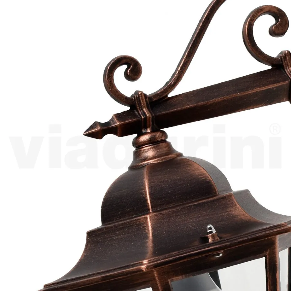 Zahradní nástěnná lampa z tlakově litého hliníku Made in Italy - Pinako Viadurini