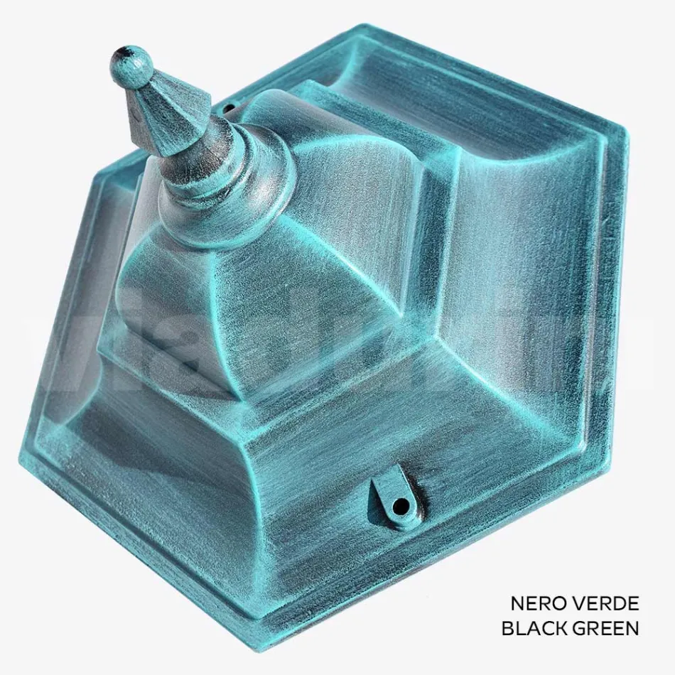 Zahradní nástěnná lampa z tlakově litého hliníku Made in Italy - Pinako Viadurini