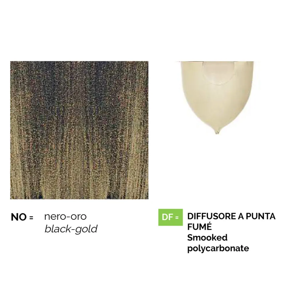 Zahradní nástěnné svítidlo z tlakově litého hliníku vyrobené v Itálii, Anusca Viadurini