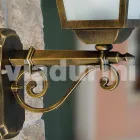 Kristel, hliníková zahradní nástěnná lampa vyrobená v Itálii Viadurini