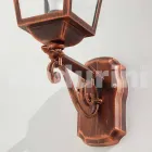 Kristel, hliníková zahradní nástěnná lampa vyrobená v Itálii Viadurini