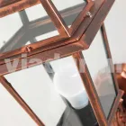 Kristel, hliníková zahradní nástěnná lampa vyrobená v Itálii Viadurini