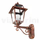 Kristel, hliníková zahradní nástěnná lampa vyrobená v Itálii Viadurini