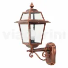 Kristel, hliníková zahradní nástěnná lampa vyrobená v Itálii Viadurini