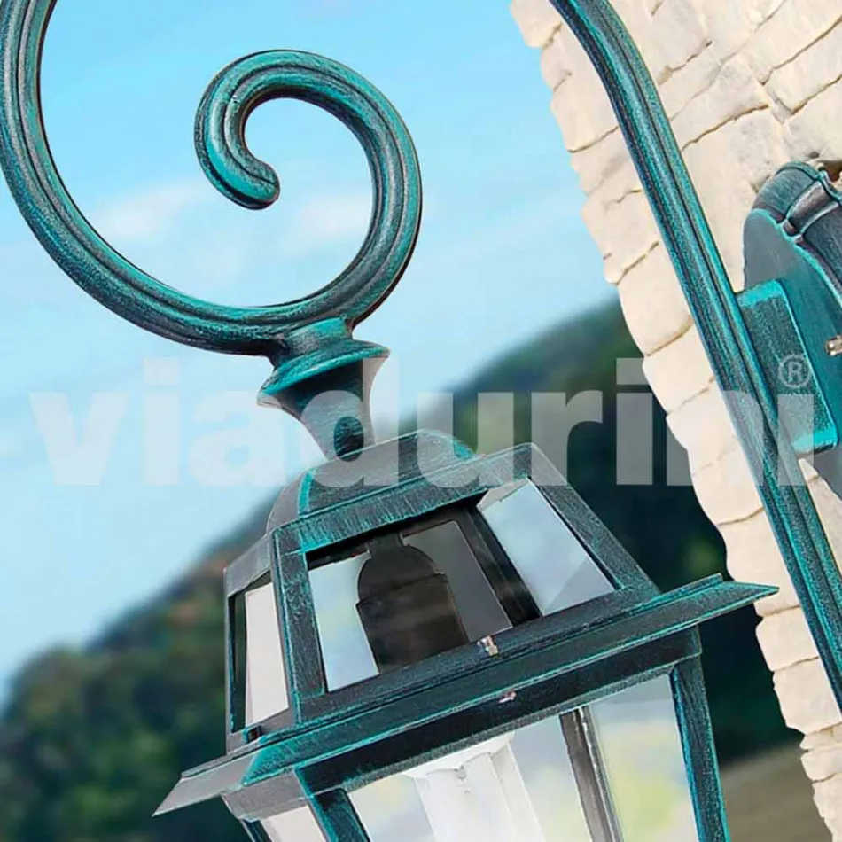 Kristel, hliníková zahradní nástěnná lampa vyrobená v Itálii Viadurini