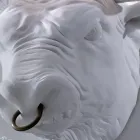 Nástěnná lampa se 2 světly v keramickém designu ve tvaru býka - Marrena Viadurini