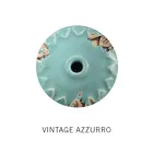 Ručně vyrobená nástěnná lampa Crescent ze železa a keramiky - Vintage Viadurini