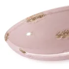 Ručně vyrobená nástěnná lampa Crescent ze železa a keramiky - Vintage Viadurini