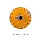 Ručně vyrobená nástěnná lampa Crescent ze železa a keramiky - Vintage Viadurini