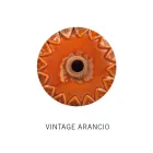 Ručně vyrobená nástěnná lampa Crescent ze železa a keramiky - Vintage Viadurini