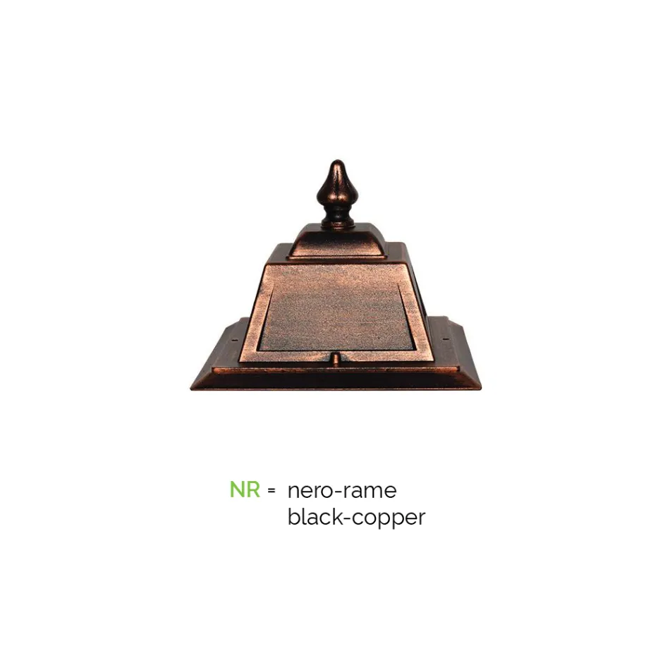 Venkovní nástěnné svítidlo z hliníku a skla Made in Italy - Doroty Viadurini