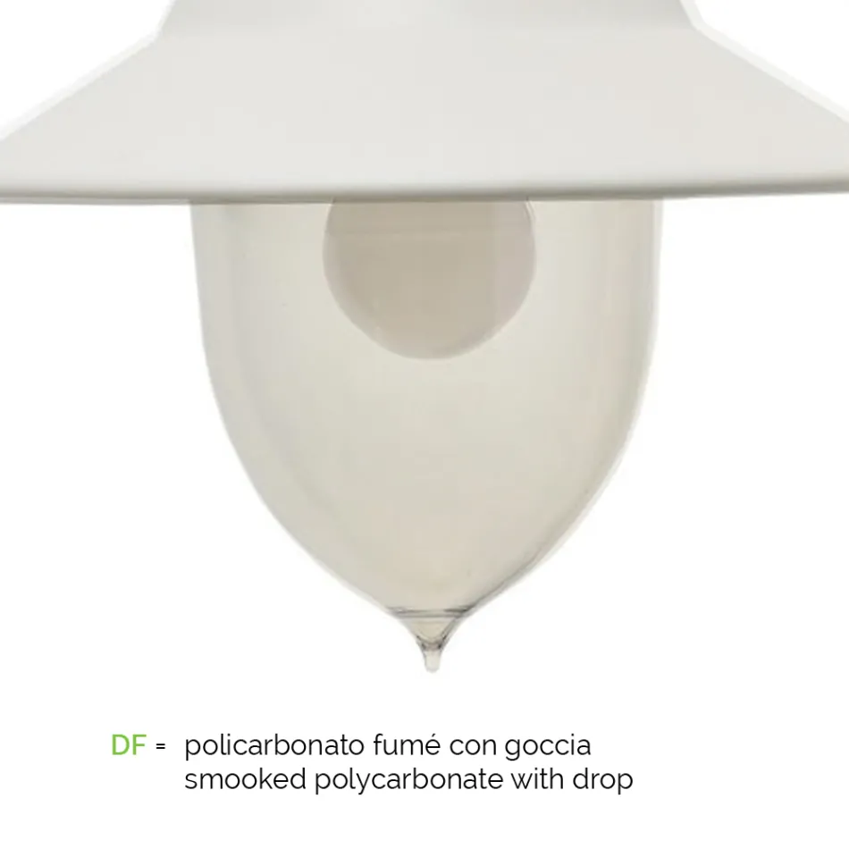 Vintage venkovní nástěnné svítidlo z hliníku Made in Italy - Cassandra Viadurini