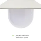 Vintage venkovní nástěnné svítidlo z hliníku Made in Italy - Cassandra Viadurini