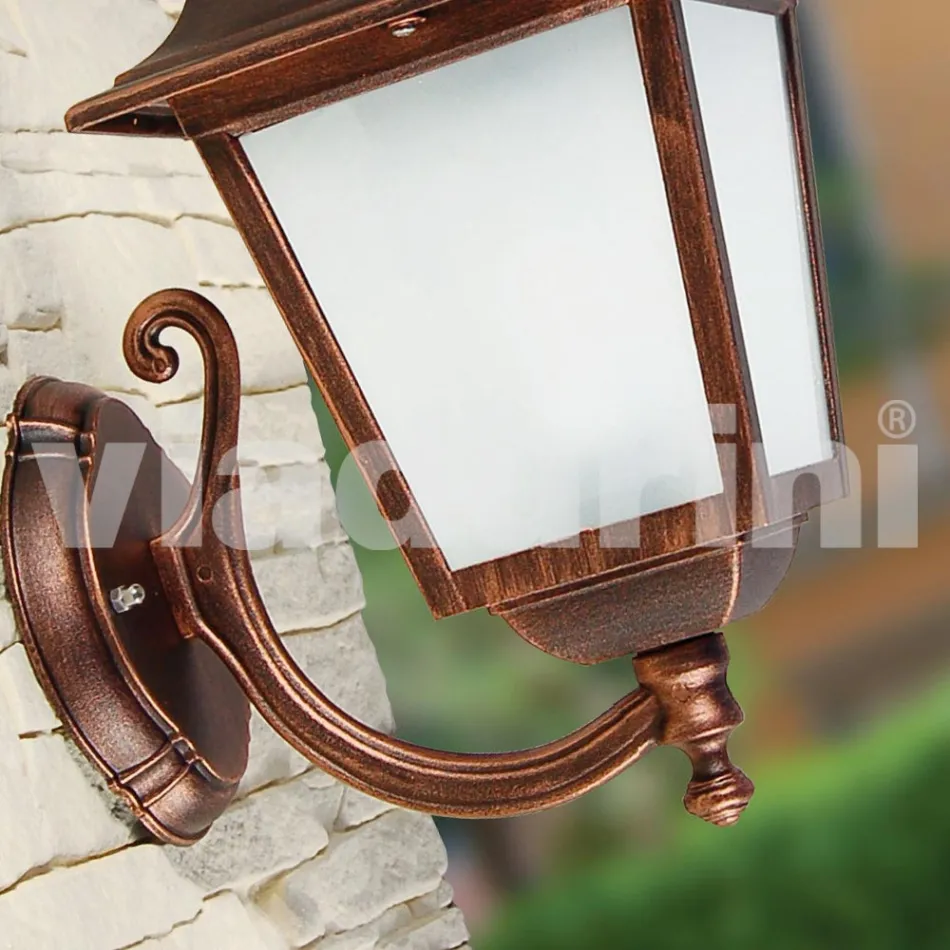 Hliníkové zahradní nástěnné svítidlo vyrobené v Itálii, Aquilina Viadurini