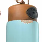 Nástěnné svítidlo vyrobené z keramiky a železa rez Desiree Ferroluce Viadurini