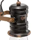 Nástěnná lampa ze železa a průmyslové ručně vyráběné keramiky - Urban Viadurini