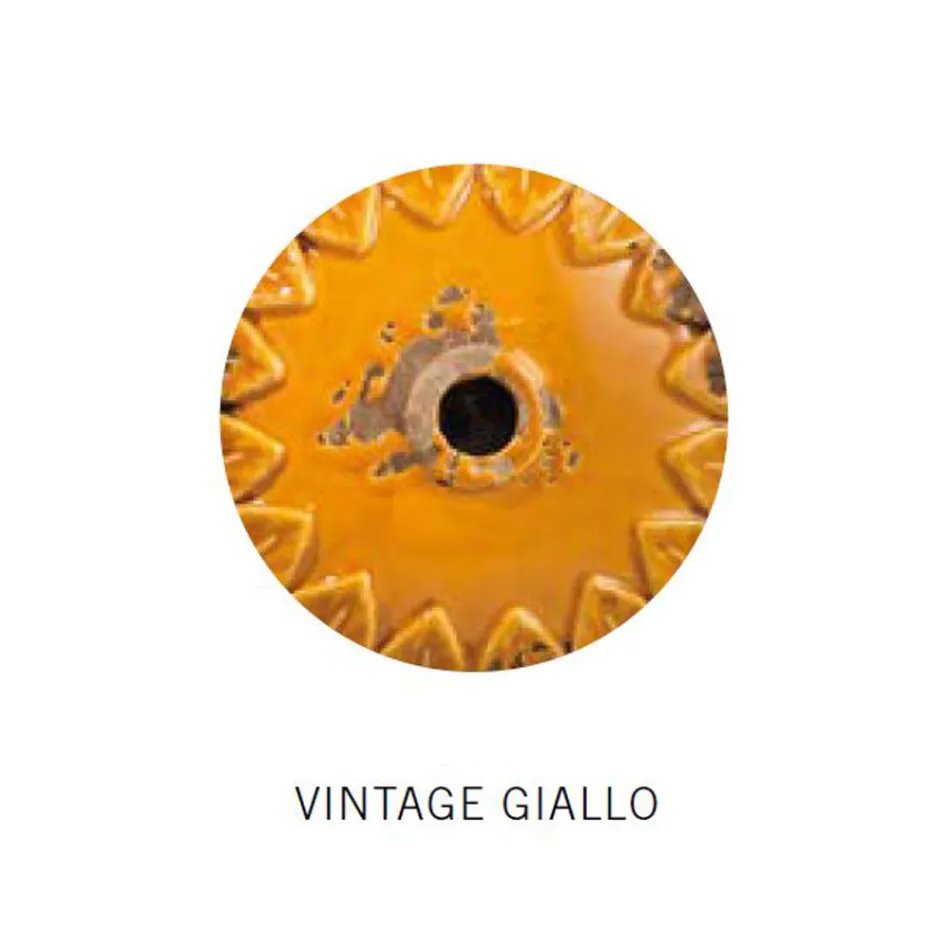 Nástěnná lampa ze železa a průmyslové ručně vyráběné keramiky - Urban Viadurini