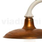 Vintage venkovní nástěnné svítidlo z hliníku Made in Italy - Adela Viadurini