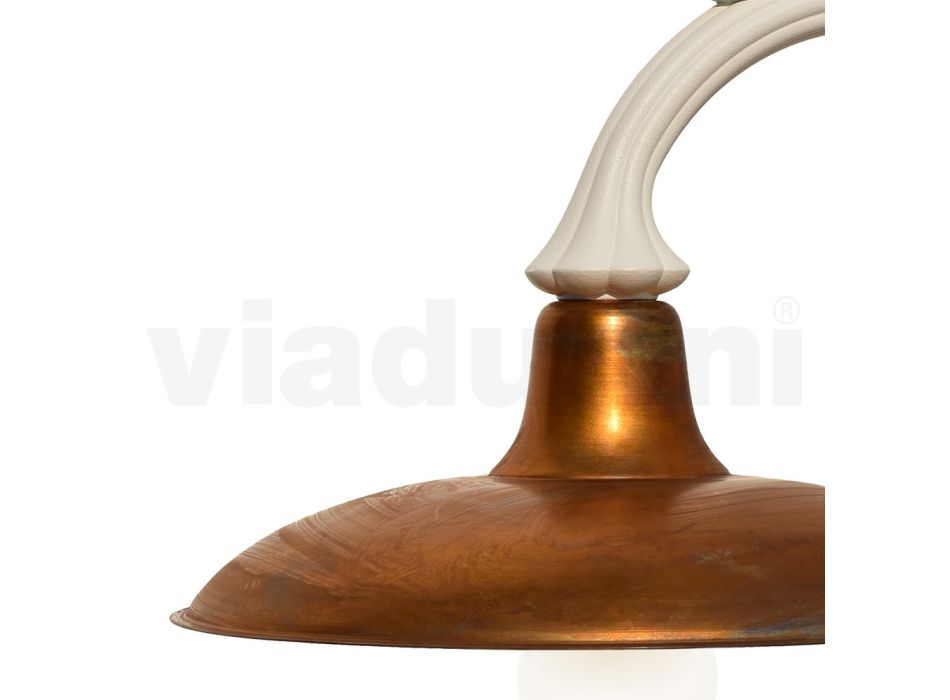 Vintage venkovní nástěnné svítidlo z hliníku Made in Italy - Adela Viadurini